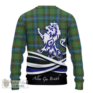 MacMillan Hunting Ancient Tartan Ugly Sweater with Alba Gu Brath Regal Lion Emblem