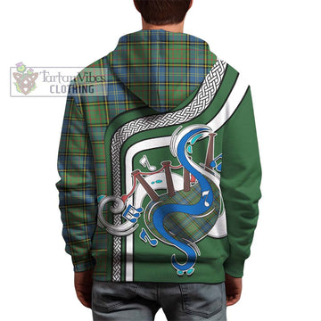 MacMillan Hunting Ancient Tartan Hoodie with Epic Bagpipe Style