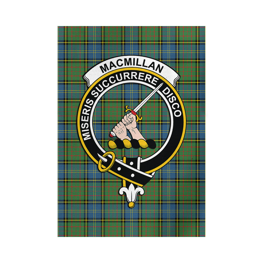 MacMillan Hunting Ancient Tartan Flag with Family Crest - Tartan Vibes Clothing