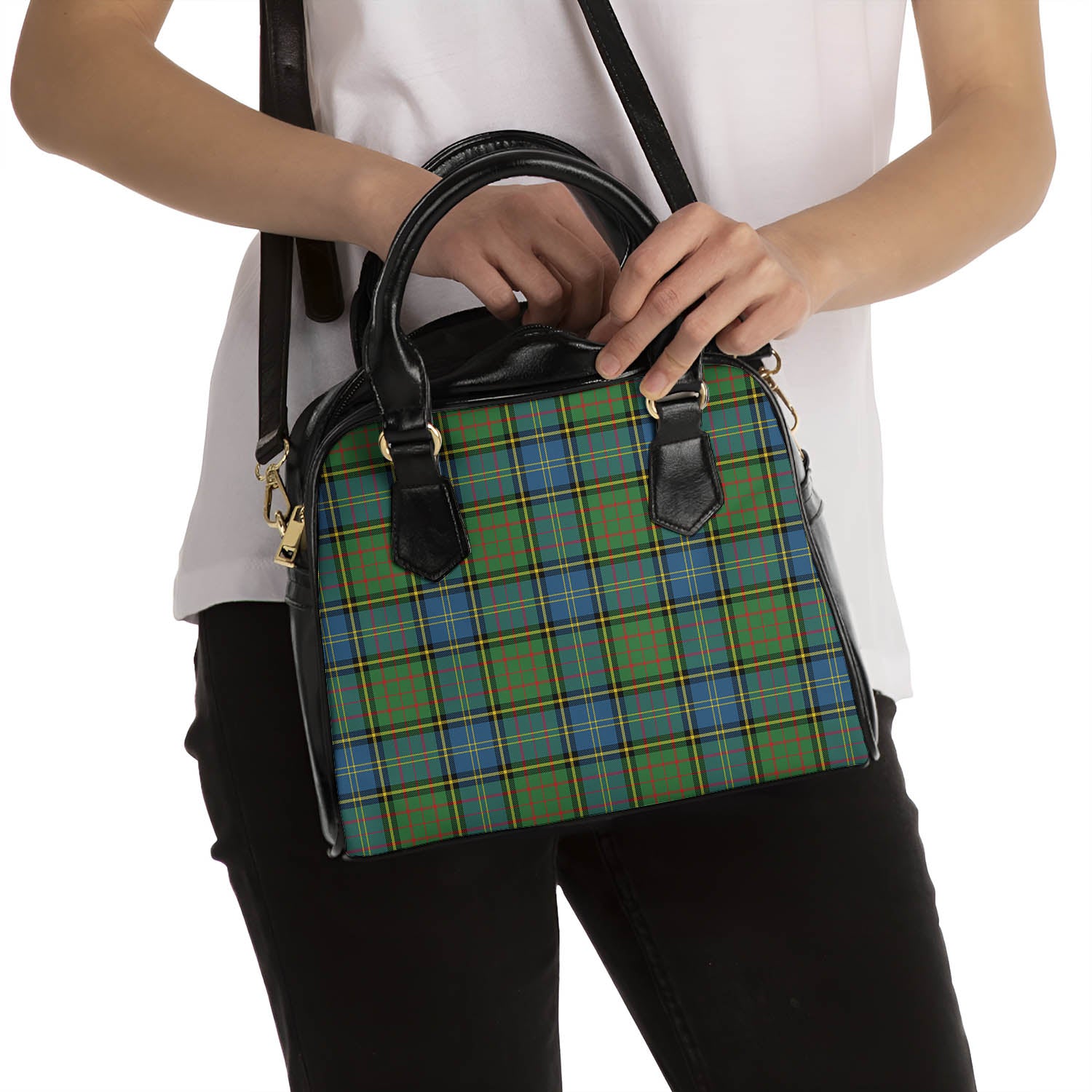 MacMillan Hunting Ancient Tartan Shoulder Handbags - Tartanvibesclothing