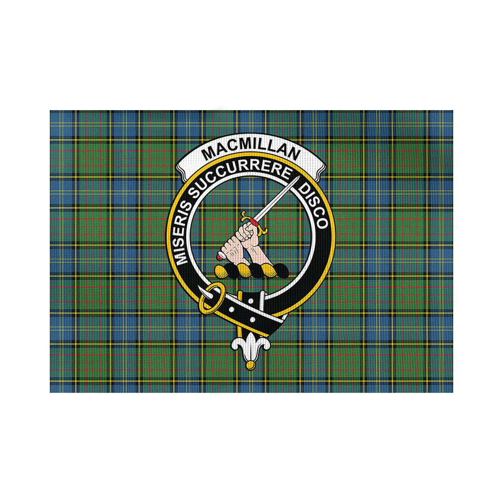 MacMillan Hunting Ancient Tartan Flag with Family Crest - Tartan Vibes Clothing