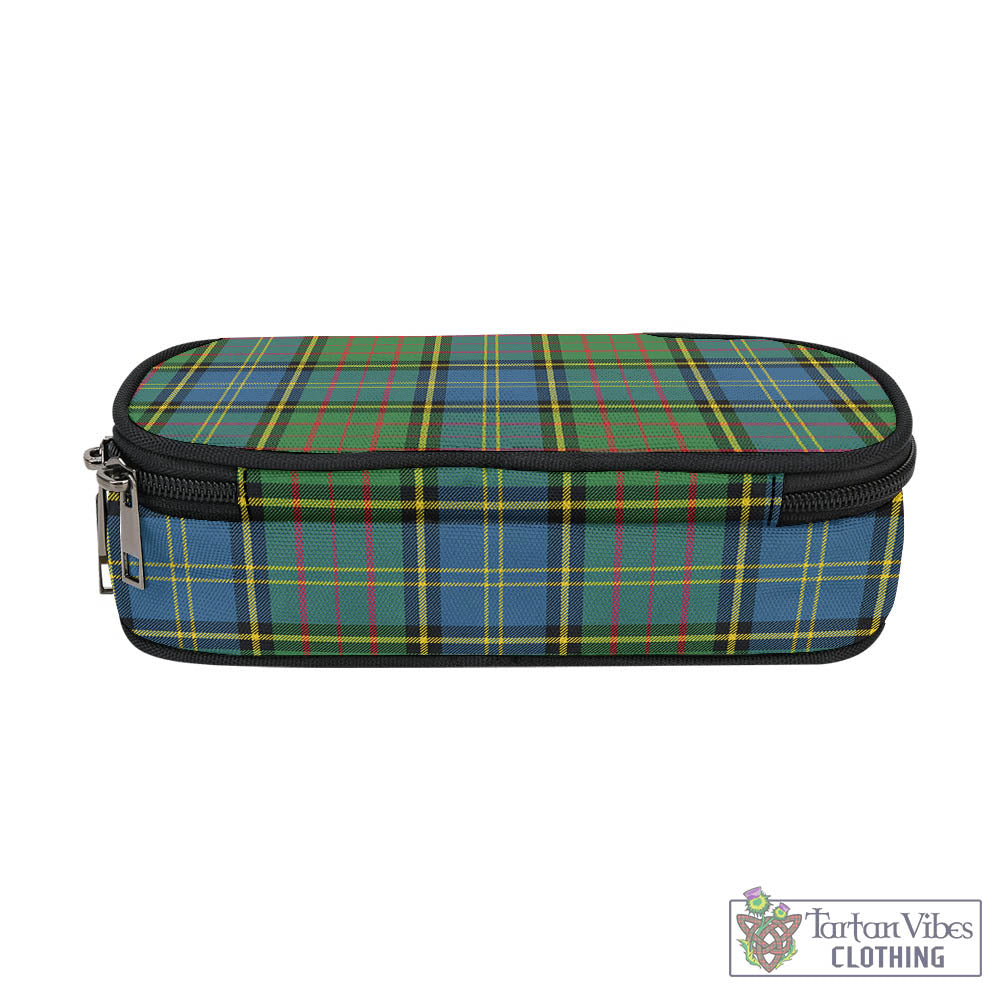 Tartan Vibes Clothing MacMillan Hunting Ancient Tartan Pen and Pencil Case