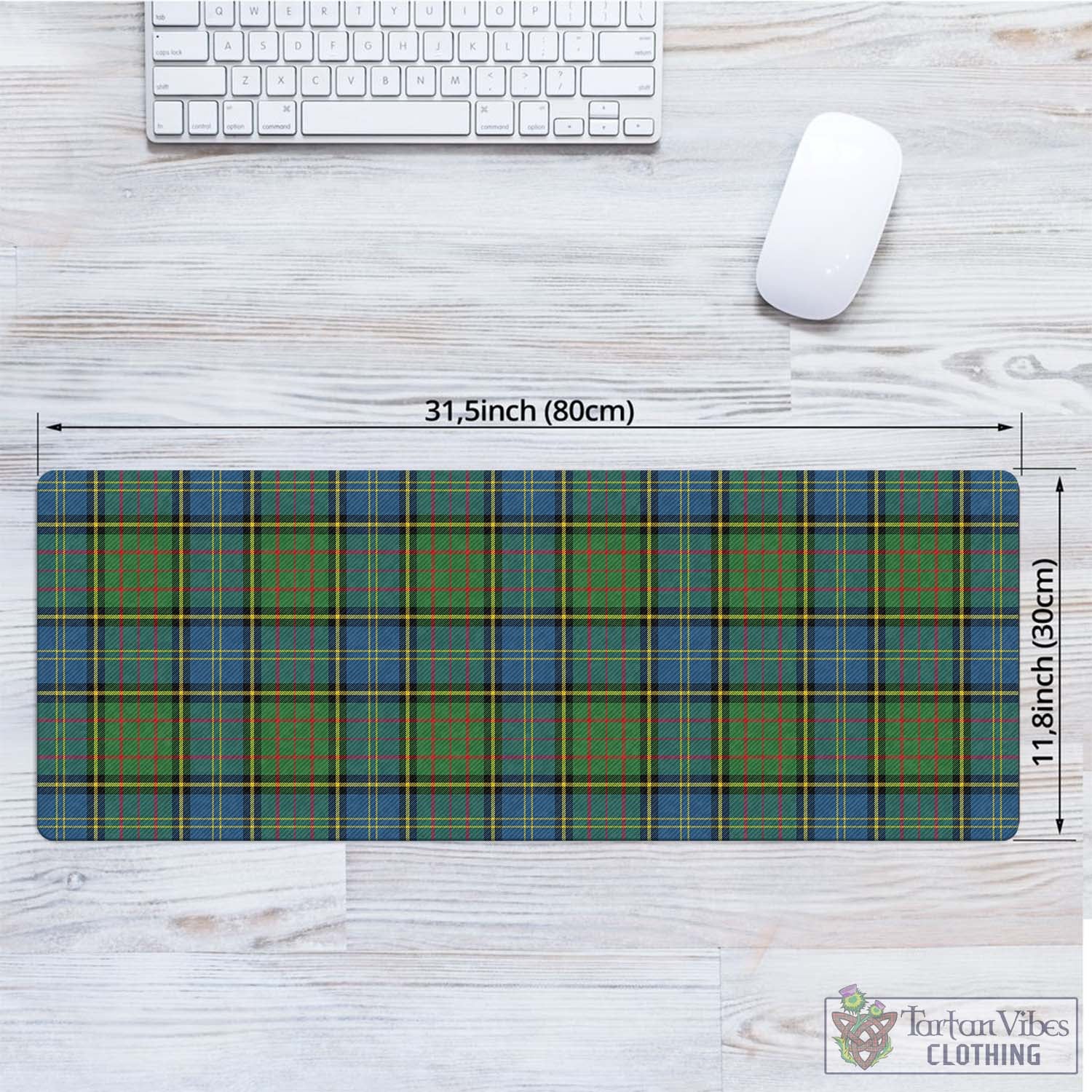 Tartan Vibes Clothing MacMillan Hunting Ancient Tartan Mouse Pad