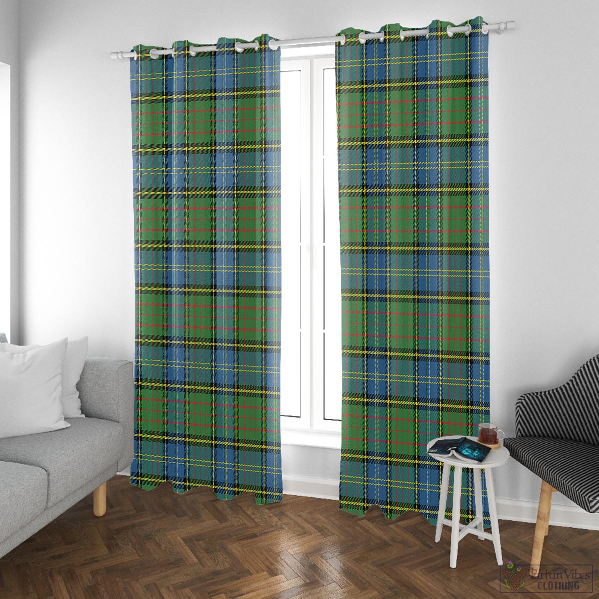 MacMillan Hunting Ancient Tartan Window Curtain