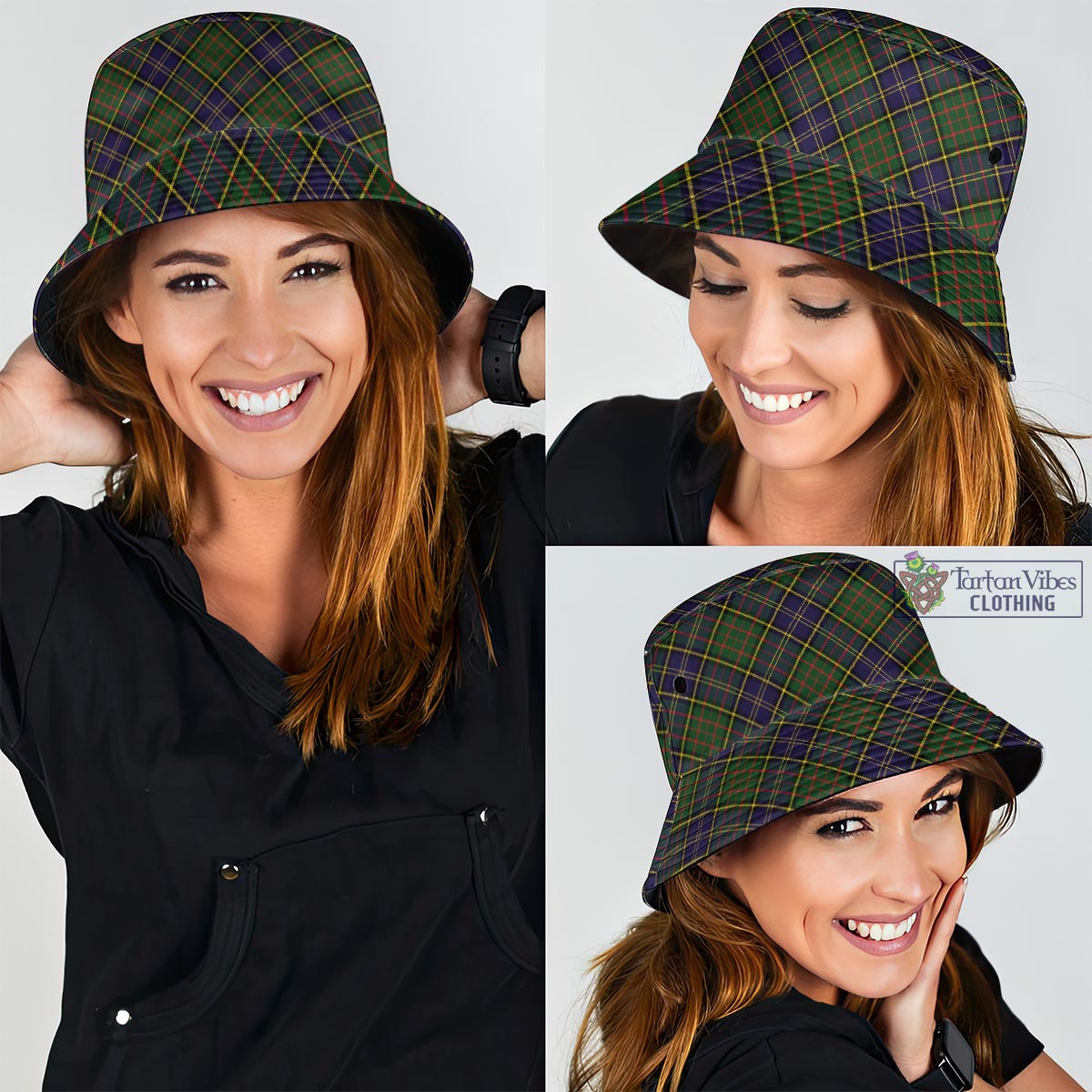 Tartan Vibes Clothing MacMillan Hunting Modern Tartan Bucket Hat