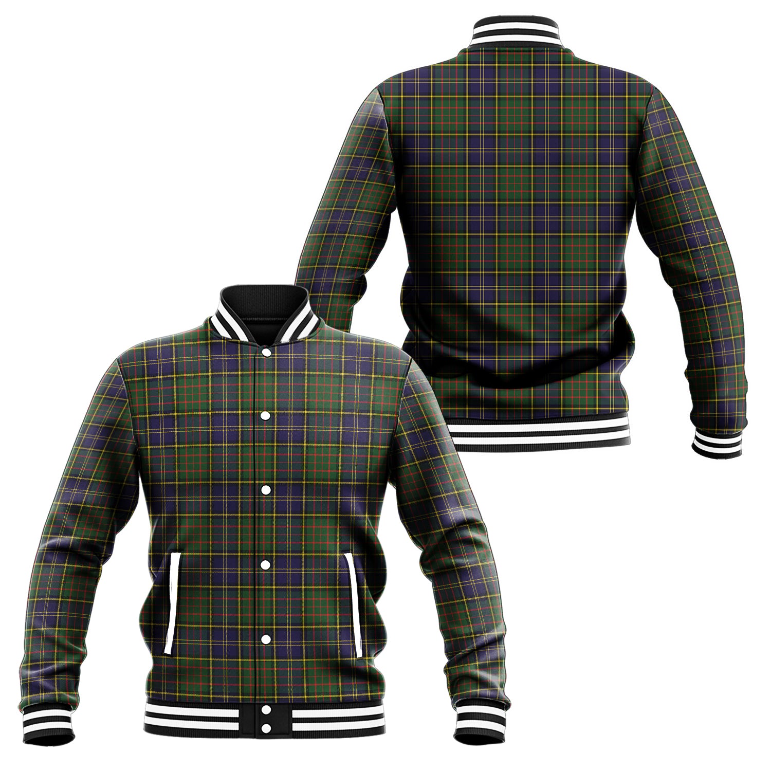 MacMillan Hunting Modern Tartan Baseball Jacket Unisex - Tartan Vibes Clothing