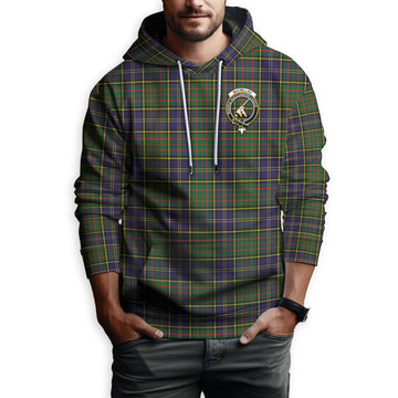 MacMillan Hunting Modern Tartan Hoodie with Family Crest