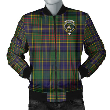 MacMillan Hunting Modern Tartan Bomber Jacket with Family Crest