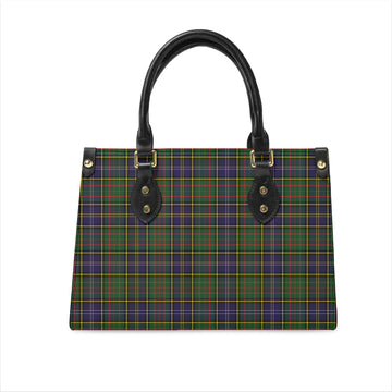 MacMillan Hunting Modern Tartan Leather Bag