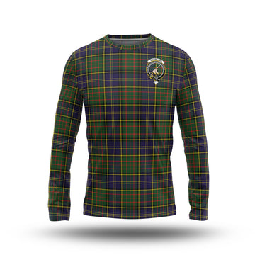 MacMillan Hunting Modern Tartan Long Sleeve T-Shirt with Family Crest