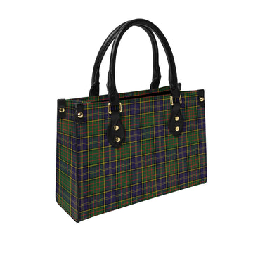 MacMillan Hunting Modern Tartan Leather Bag