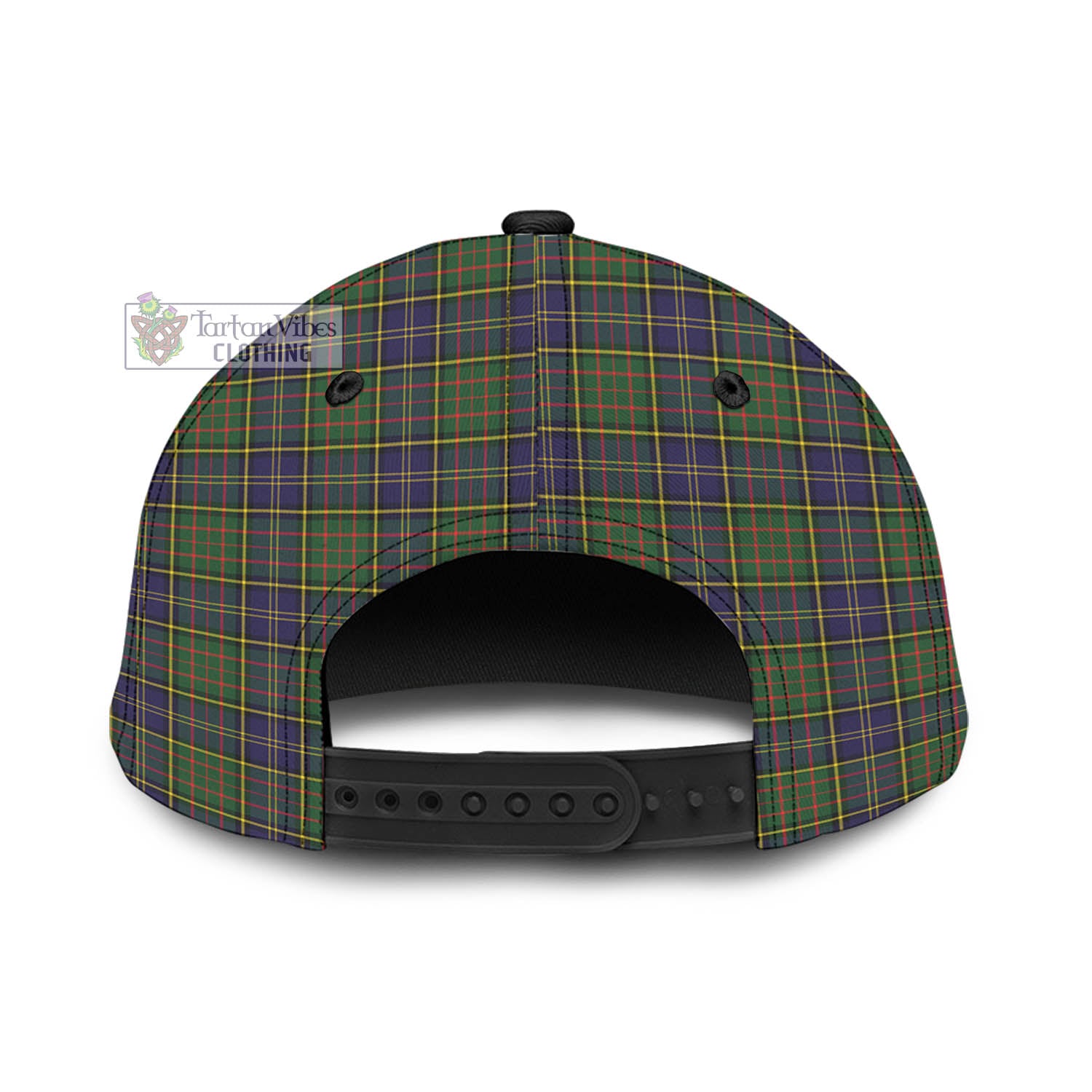 Tartan Vibes Clothing MacMillan Hunting Modern Tartan Classic Cap with Family Crest In Me Style