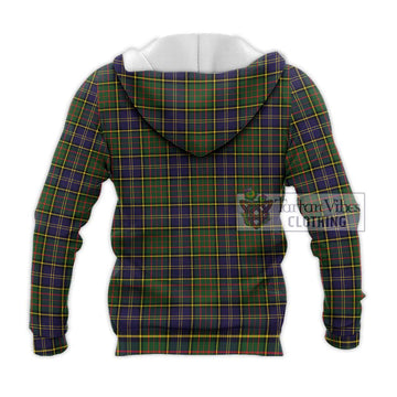 MacMillan Hunting Modern Tartan Knitted Hoodie with Family Crest DNA In Me Style