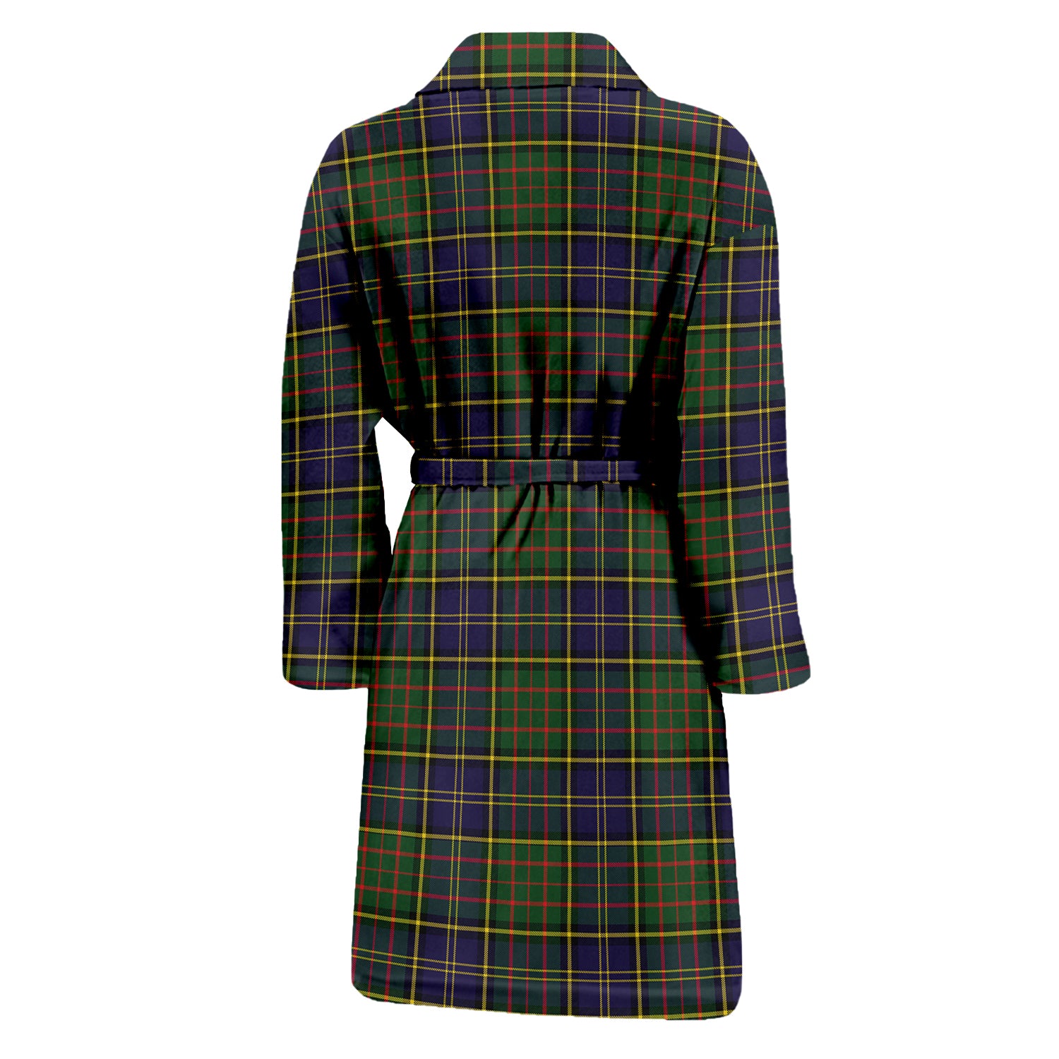 MacMillan Hunting Modern Tartan Bathrobe with Family Crest - Tartan Vibes Clothing