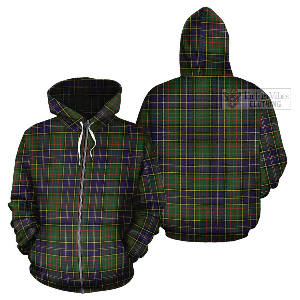 MacMillan Hunting Modern Tartan Cotton Hoodie Zip Hoodie - Tartan Vibes Clothing