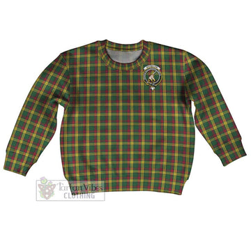 MacMillan (McMillan) Tartan Kid Ugly Sweater with Family Crest