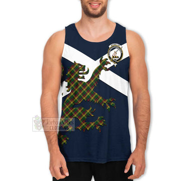 MacMillan (McMillan) Tartan Lion Rampant Men's Tank Top  Proudly Display Your Heritage with Alba Gu Brath and Clan Name