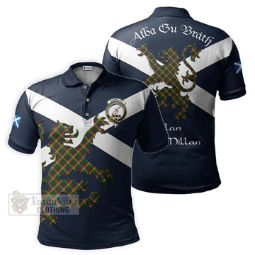 MacMillan (McMillan) Tartan Lion Rampant Polo Shirt Proudly Display Your Heritage with Alba Gu Brath and Clan Name