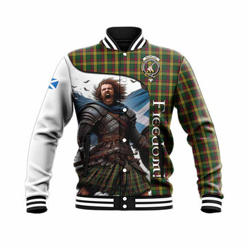 MacMillan (McMillan) Crest Tartan Baseball Jacket Inspired by the Freedom of Scottish Warrior