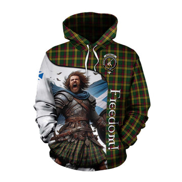 MacMillan (McMillan) Crest Tartan Cotton Hoodie Inspired by the Freedom of Scottish Warrior