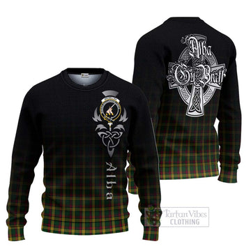 MacMillan (McMillan) Tartan Ugly Sweater Featuring Alba Gu Brath Family Crest Celtic Inspired