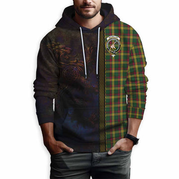 MacMillan (McMillan) Tartan Family Crest Hoodie Alba Gu Brath Be Brave Lion Ancient Style Pullover Hoodie - Tartan Vibes Clothing