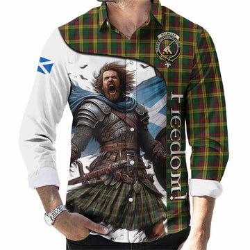 MacMillan (McMillan) Crest Tartan Long Sleeve Button Shirt Inspired by the Freedom of Scottish Warrior