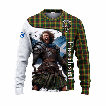 MacMillan (McMillan) Crest Tartan Knitted Sweater Inspired by the Freedom of Scottish Warrior