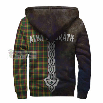 MacMillan (McMillan) Tartan Family Crest Sherpa Hoodie Alba Gu Brath Be Brave Lion Ancient Style - Tartan Vibes Clothing