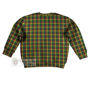 MacMillan (McMillan) Tartan Kid Ugly Sweater with Family Crest