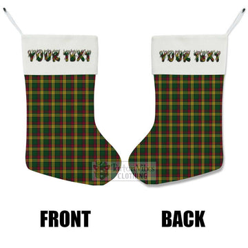 MacMillan (McMillan) Tartan Christmas Stocking with Personalized Text