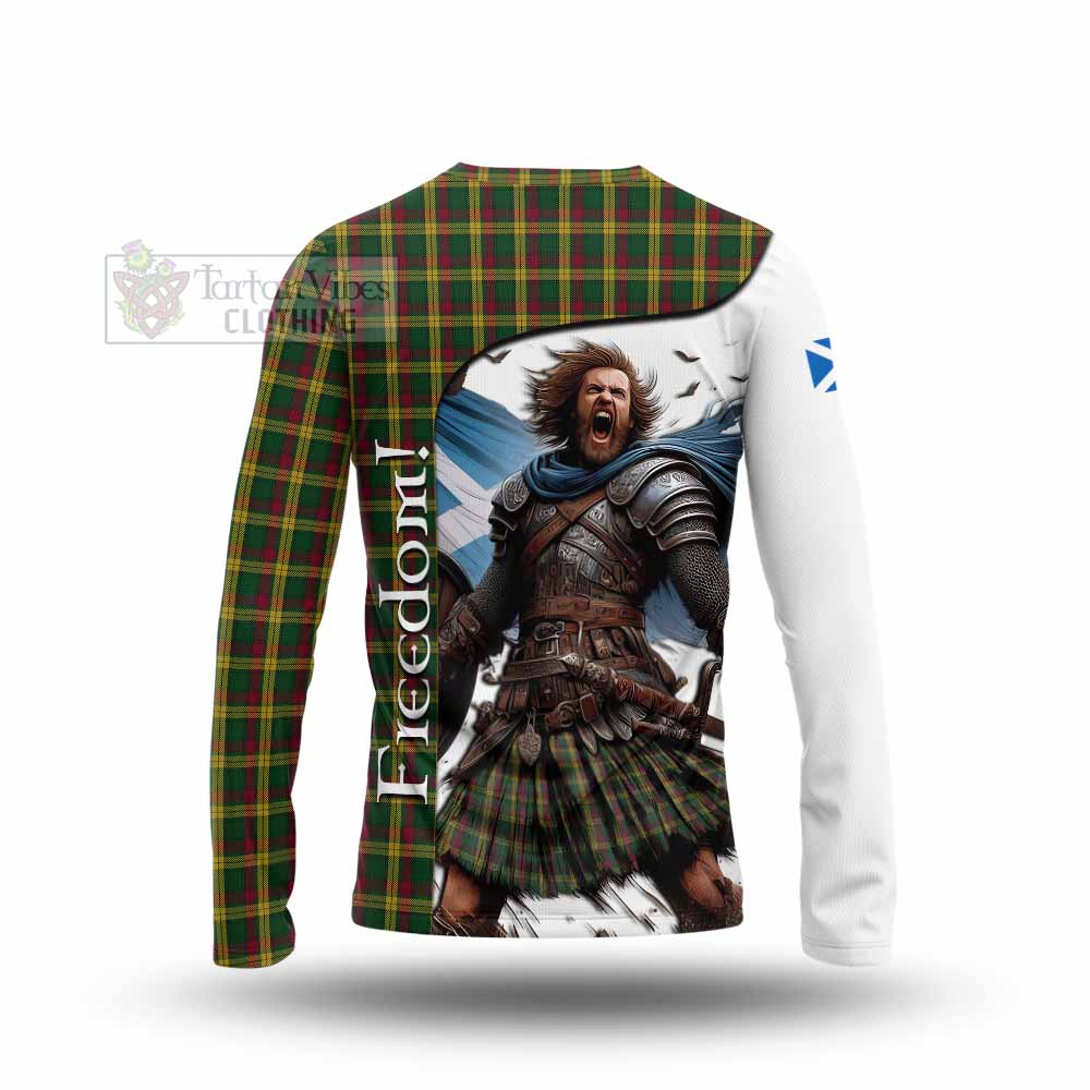 Tartan Vibes Clothing MacMillan (McMillan) Crest Tartan Long Sleeve T-Shirt Inspired by the Freedom of Scottish Warrior