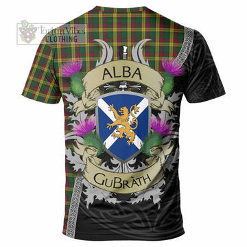 MacMillan (McMillan) Tartan Family Crest T-Shirt Lion Rampant Royal Thistle Shield Celtic Inspired - Tartan Vibes Clothing