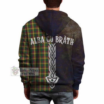 MacMillan (McMillan) Tartan Family Crest Hoodie Alba Gu Brath Be Brave Lion Ancient Style - Tartan Vibes Clothing