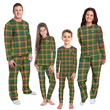 MacMillan Old Ancient Tartan Pajamas Family Set with Family Crest