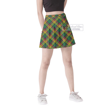 MacMillan Old Ancient Tartan Women's Plated Mini Skirt Cross Style