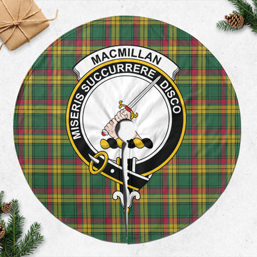 MacMillan Old Ancient Tartan Christmas Tree Skirt with Family Crest