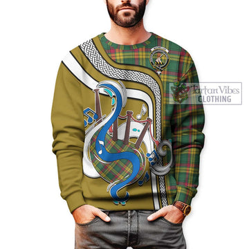 MacMillan Old Ancient Tartan Sweatshirt with Epic Bagpipe Style