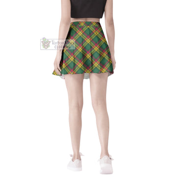 MacMillan Old Ancient Tartan Women's Plated Mini Skirt Cross Style