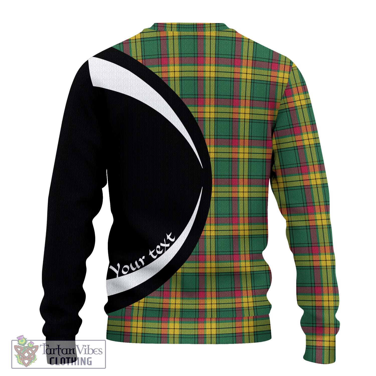 MacMillan Old Ancient Tartan Knitted Sweater with Family Crest Circle Style - Tartan Vibes Clothing