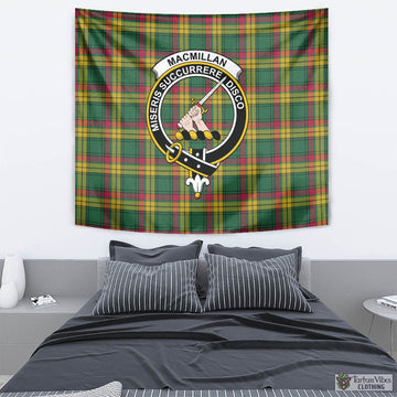 MacMillan Old Ancient Tartan Tapestry Wall Hanging and Home Decor for Room with Family Crest