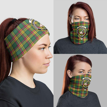 MacMillan Old Ancient Tartan Neck Gaiters, Tartan Bandanas, Tartan Head Band with Family Crest