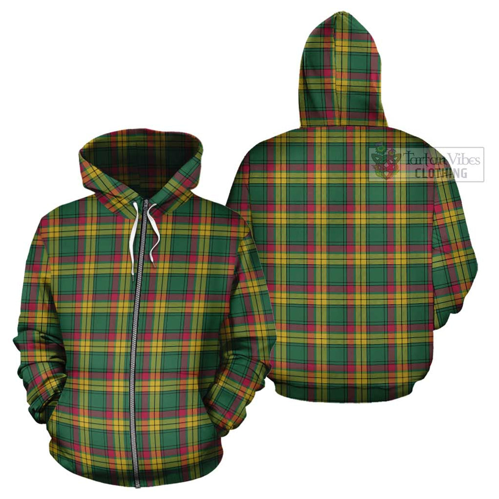 MacMillan Old Ancient Tartan Cotton Hoodie Zip Hoodie - Tartan Vibes Clothing