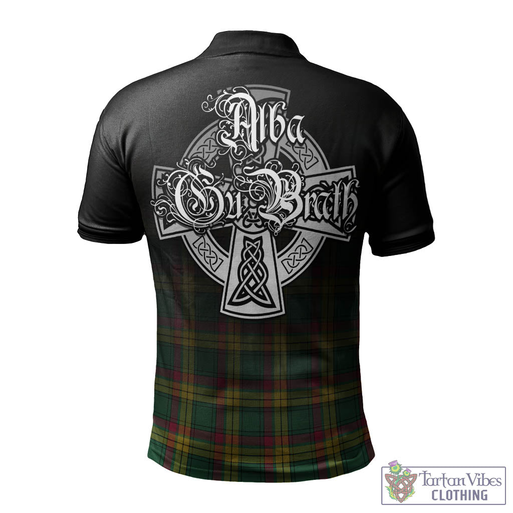 Tartan Vibes Clothing MacMillan Old Ancient Tartan Polo Shirt Featuring Alba Gu Brath Family Crest Celtic Inspired