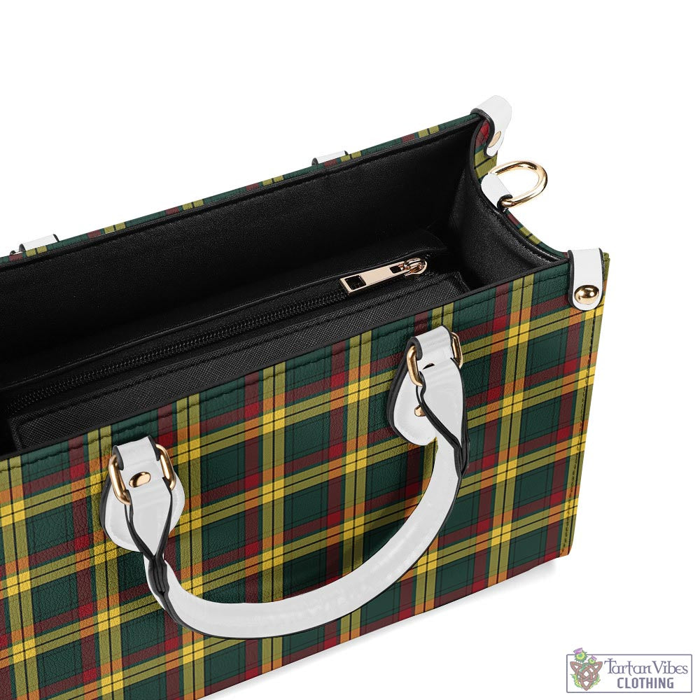 Tartan Vibes Clothing MacMillan Old Modern Tartan Luxury Leather Handbags