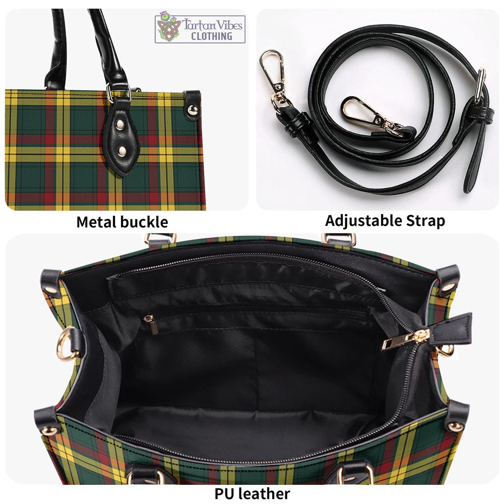 Tartan Vibes Clothing MacMillan Old Modern Tartan Luxury Leather Handbags