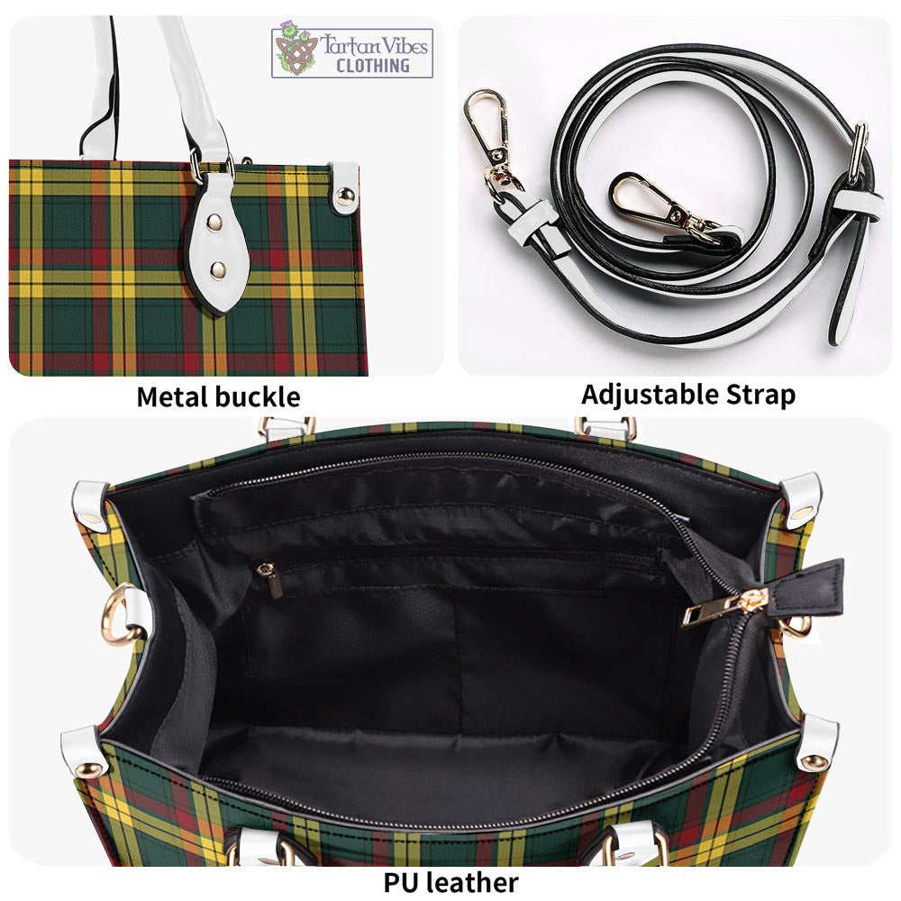 Tartan Vibes Clothing MacMillan Old Modern Tartan Luxury Leather Handbags