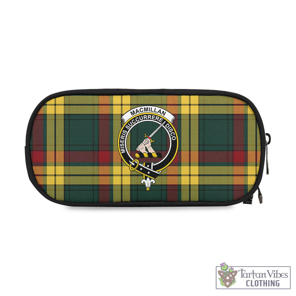 Tartan Vibes Clothing MacMillan Old Modern Tartan Pen and Pencil Case with Family Crest