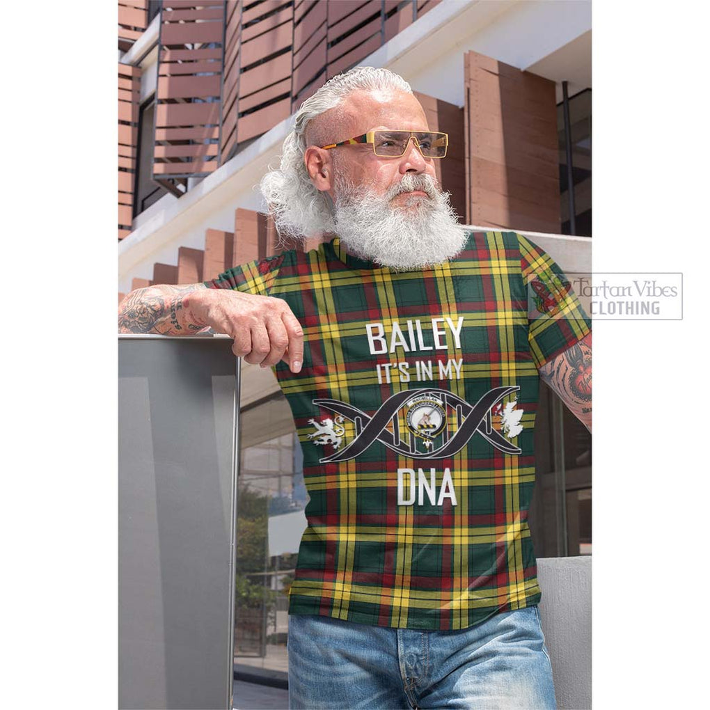 Tartan Vibes Clothing MacMillan Old Modern Tartan Cotton T-shirt with Family Crest DNA In Me Style