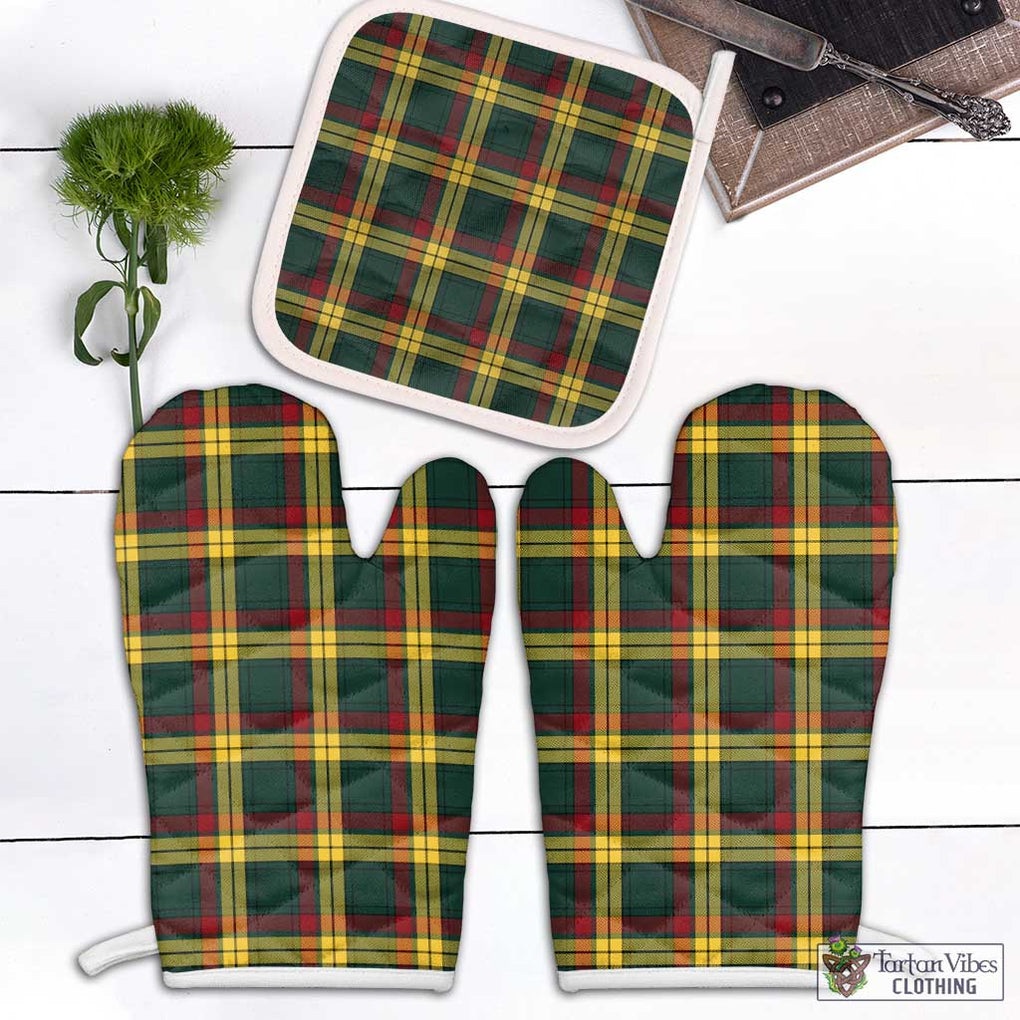 MacMillan Old Modern Tartan Combo Oven Mitt & Pot-Holder Combo 1 Oven Mitt & 1 Pot-Holder White - Tartan Vibes Clothing